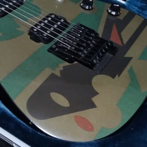 Ibanez JPM P4 John Petrucci! Picasso Collectable Art Work Camo Colors image 5