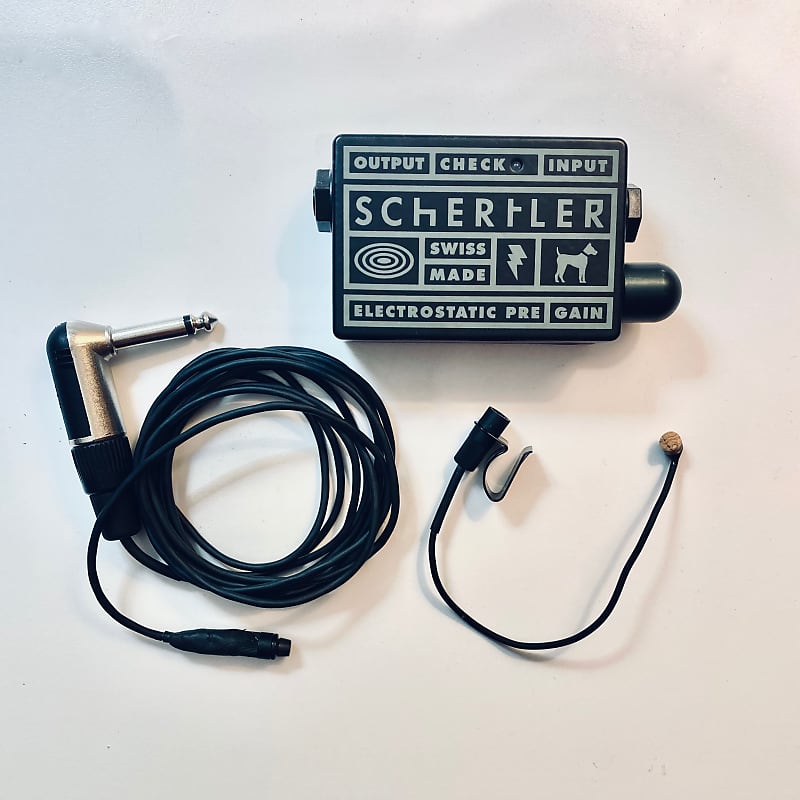 Schertler Stat-V violin/viola pickup - complete set