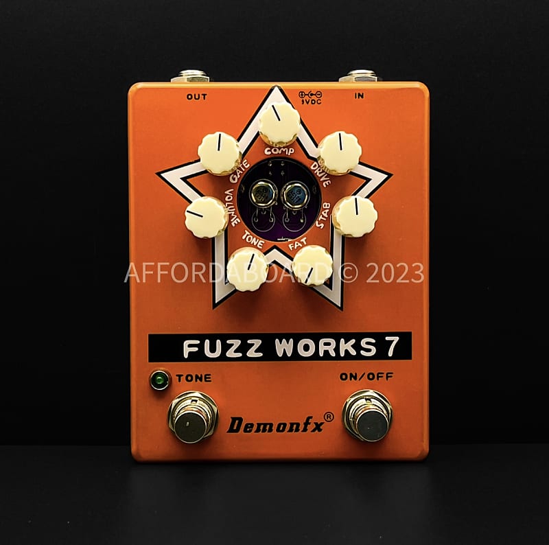 DemonFx Fuzz Works ZVEX Fuzz Factory 7 Electric Guitar Clone Pedal