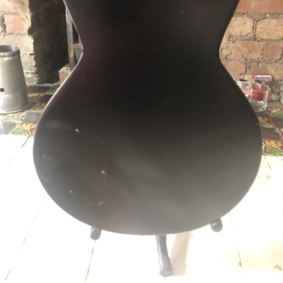 Single Cut style Asking Alexandria guitar 1990’s Black Asking Alexandria branding image 5
