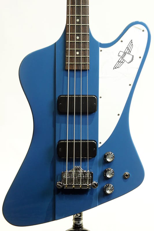 Gibson Thunderbird IV Blue Metallic Refinish & Front Jack