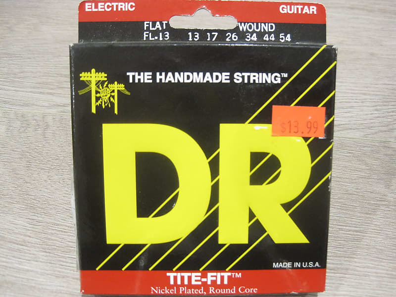 DR FL 13 Tite Fit Nickel Plated Round Core Flat Wound 13 54