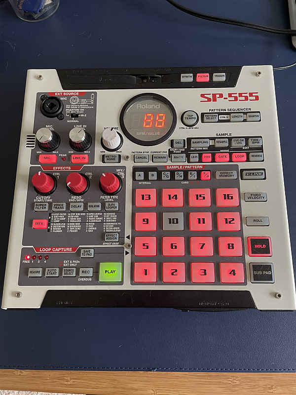 Custom Roland SP-555 Sampler with Box and OG Faceplate | Reverb