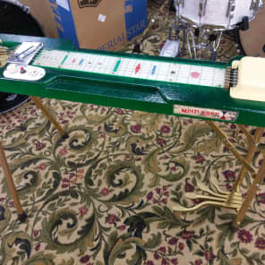 Vintage Harlin Brothers Multi-Kord 6 String Pedal Steel Guitar Made In Indianapolis Indiana image 5