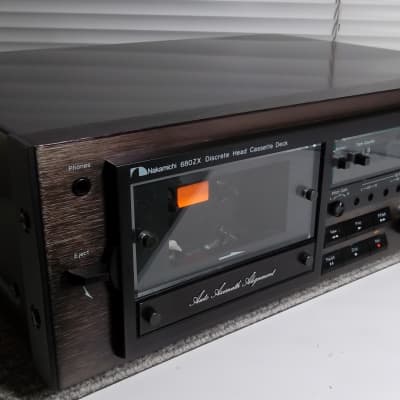 1981 Nakamichi 680ZX 3-Head Auto Azimuth Stereo Cassette Deck Newly Serviced 10-2021 Excellent #206 image 9