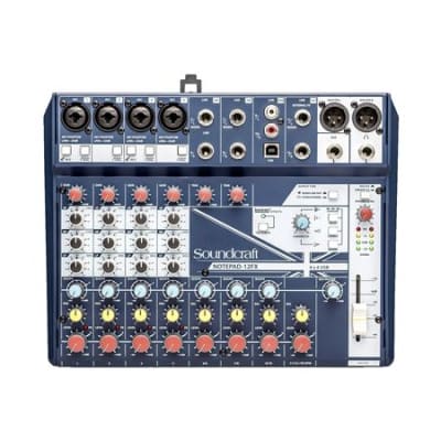SoundCraft Notepad-12FX Analog Mixer With USB I/O And Lexicon Effects image 1