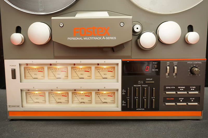 Fostex A Serie A-8 - Vintage Multi-Track 1/4 Reel-to-Reel Tape Recorder -  100V