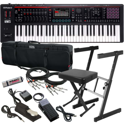 Roland Fantom-06 Workstation Keyboard - Stage Rig
