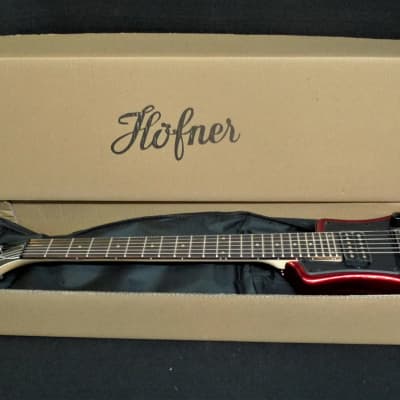 Hofner CT Series HCT-SH-D-R Double Pickup Shorty DeLuxe Travel / Mini Electric Guitar with Gig Bag image 4