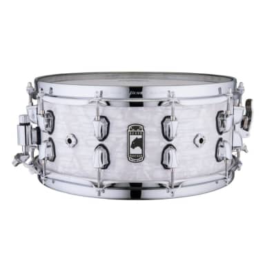 Mapex Black Panther 14x6 Heritage Snare Drum White Strata image 1