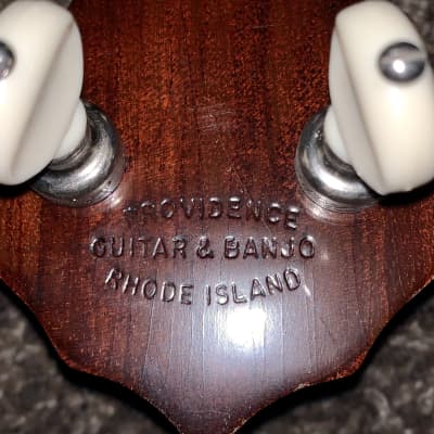 Providence Rhode Island guitar and banjo Gibson copy 5 string banjo made in the usa  1970’s  Natural image 9