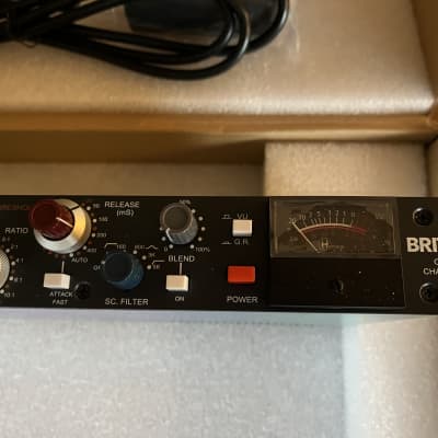 Heritage Audio Brit Strip 1073 style mic pre and EQ with vintage diode bridge compressor channel str image 5