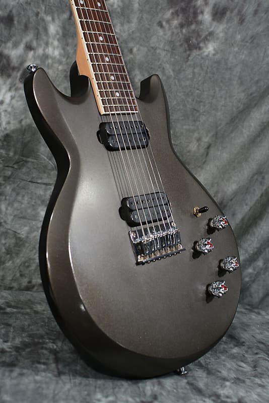 Ibanez AX7221 7 String Double cut Vintage 90s Pewter Grey w
