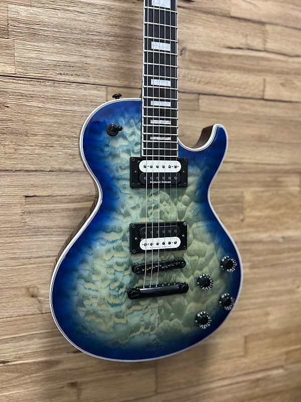 Dean Thoroughbred Select Quilt Top Electric Guitar 2020 - Ocean Burst. 8lbs 15oz. image 1