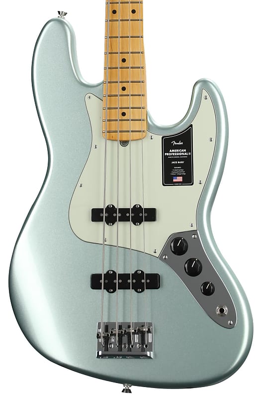 Fender American Professional II Jazz Bass - Mystic Surf Green | Reverb