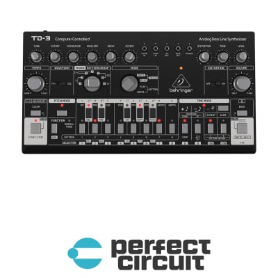 Behringer TD-3-BK Analog Bass Line Synthesizer (Black)