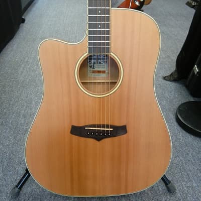 Tanglewood TW10 E LH Left-Handed Dreadnought Cutaway A/E Guitar image 1