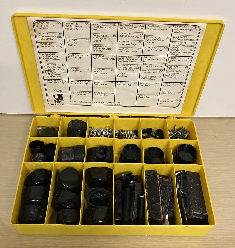 Ultimate Support NOS parts case 1980's Rare! Reverb UK