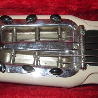 1956 Fender Champ Lap Steel Tan w Original Case image 4