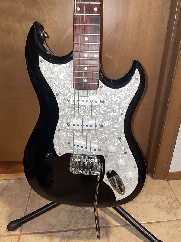 Hagstrom F300 Black Futura Single Coil Swedish Strat | Reverb