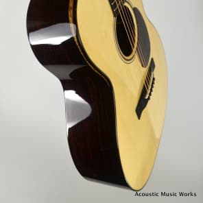 Santa Cruz Custom OM, Orchestra Model, Bearclaw European Spruce, Cocobolo, Stunning! image 8