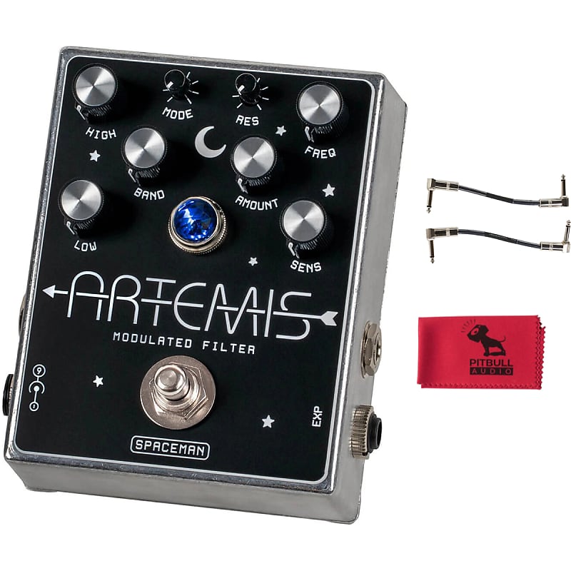 Spaceman Effects Artemis Modulated Filter Guitar Pedal Std w/ Cables & Cloth