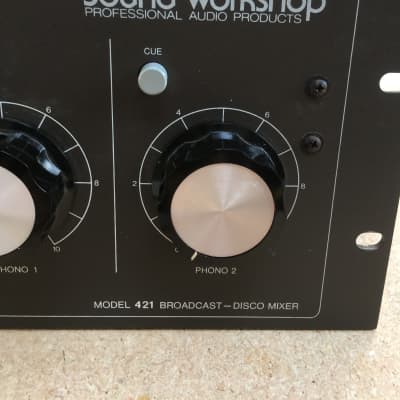 Sound Workshop Model 421 Broadcast-Disco Mixer 1970's Black