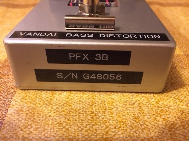 Providence Vandal Bass Distortion. Handwired version! Very