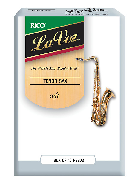Rico RKC10SF La Voz Tenor Saxophone Reeds - Strength Soft (10-Pack) image 1