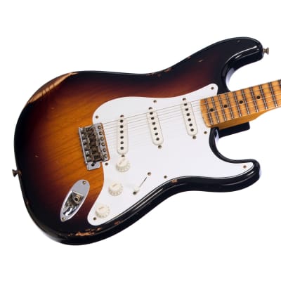 Fender Custom Shop Limited Edition 70th Anniversary 1954 Stratocaster Relic - Wide Fade 2 Tone Sunburst - Electric Guitar NEW! image 3