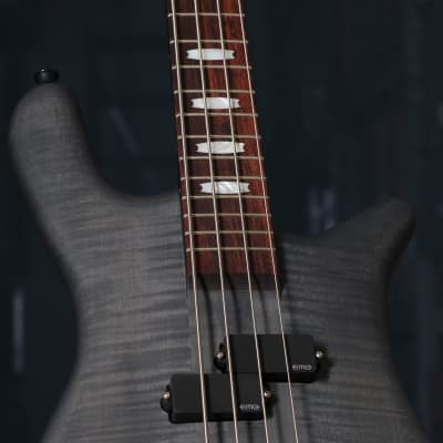 Spector Euro 4LX Electric Bass Guitar in Trans Black Stain Matte image 3