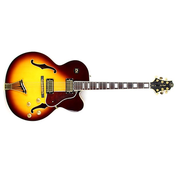 Greg Bennett JZ2 VS vintage sunburst JAZZ GUITAR HOLLOWBODY LaSalle series