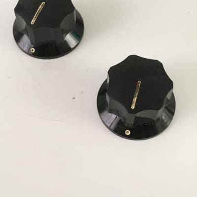 Vintage 1960s 1970s Reissue Fender Relic Jaguar Mustang Duo Sonic Knobs CTS Pots image 3