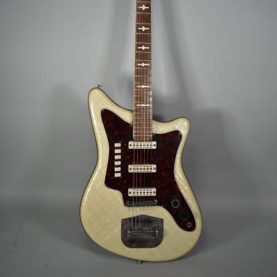 1960s Eko Model 500/3 Pearl Finish Electric Guitar for sale