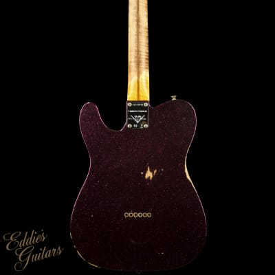 Fender Custom Shop Limited Edition Caballo Tono Ligero Telecaster Relic - Aged Magenta Sparkle image 5