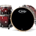PDP Concept Maple -CM3 Shell Pack  Red to Black Sparkle Fade
