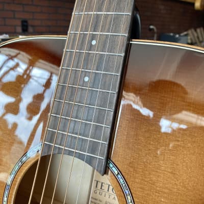 Teton DREADNOUGHT GUITAR, SOLID SPRUCE TOP, GLOSS FM HONEYBU (STS130FMGHB ) 2023 - SOLID SPRUCE TOP, GLOSS FM HONEYBU image 14