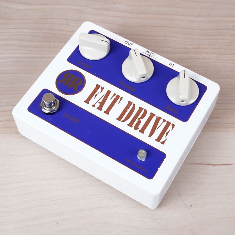 RR Amplifiers Fat Drive Effects Pedal Reverb