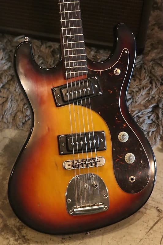 Guyatone LG 127T 1960s Vintage Sunburst