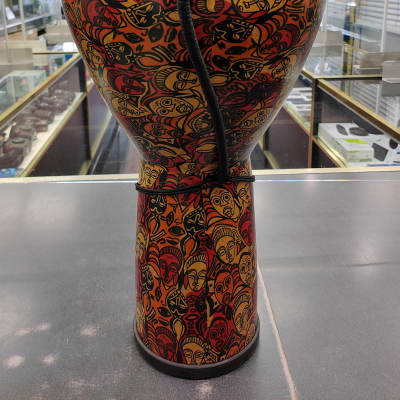 Remo Mondo Signature Series Leon Mobley 12" Djembe Drum - Adinkra Finish image 2