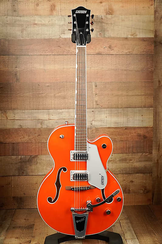 Gretsch G5420T Electromatic Classic Hollowbody Single-cut Electric Guitar with Bigsby - Orange Stain image 1