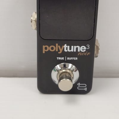 TC Electronic Polytune 3 Noir Mini Polyphonic Tuning Pedal 