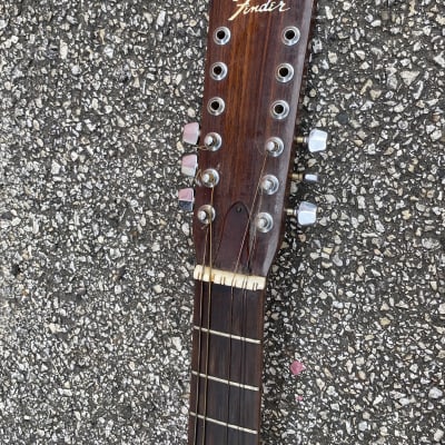 Fender F-55-12 1972 - 1978 - Natural string Acoustic Guitar image 4