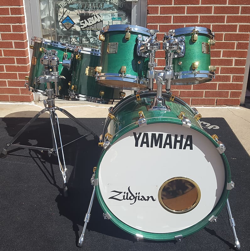 Yamaha Maple Custom Drum Set image 11