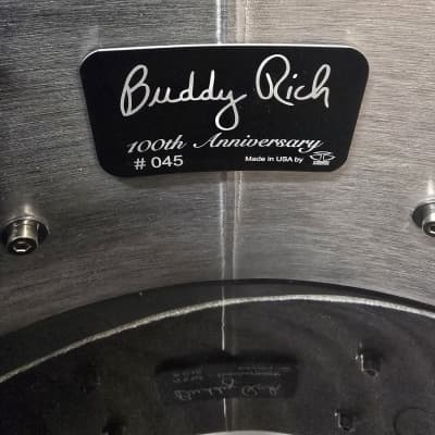 TRICK Drums USA Buddy Rich 100th Anniversary 5.5 x 14 Snare drum 2017 - Aluminum image 6