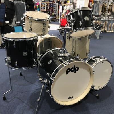 PDP by DW CX Maple Series 4 Piece Drum Set - Ensenada Mexico Made - Blue  Onyx