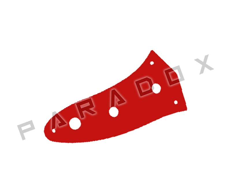Custom Pickguard For Fender Mustang Bass Control plate Red Reverb