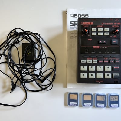 Boss SP-202 Dr. Sample 1998 - 2001 Black with 4 media cards