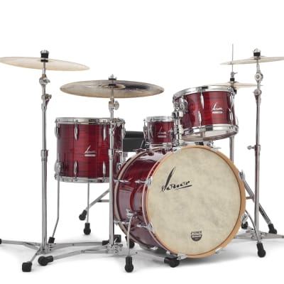 Sonor Vintage Series Red Oyster 22x14 w/Mount_13x8_16x14 Drums Shell Pack +Bags | Authorized Dealer image 2