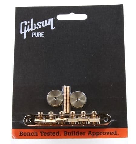 GIBSON PBBR-020 GOLD ABR-1 BRIDGE W/FULL ASSEMBLY image 1
